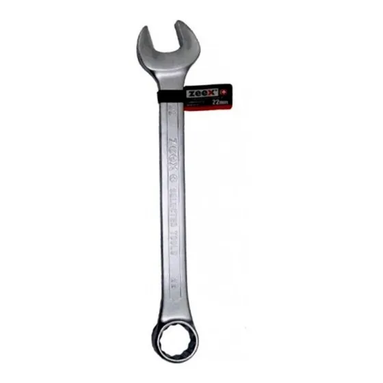 Llave Combinada 22 Mm Cromo Vanadio Zeex X1u.