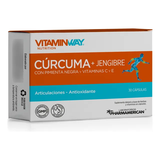 Curcuma + Pimienta Negra + Jengibre Vitamin Way