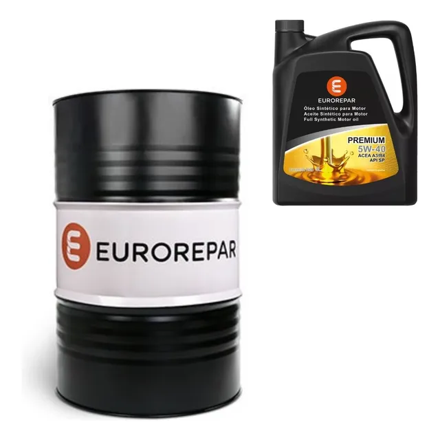 Tambor Aceite De Motor 5w40 Eurorepar Sintetico 209 Litros 