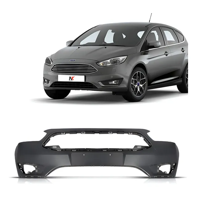 Parachoque Dianteiro Focus 2016 2017 18 2019 Sem Furo Sensor