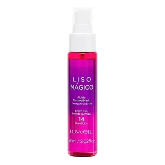 Fluido Termoativado Liso Magico Efeito Liso Lowell 60ml