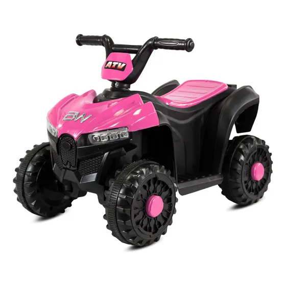 Moto Carro Eléctrica Prinsel TRX Niño Niña Recargable Montable 1 a 4 Años Rosado Bluetooth Usb Recargable
