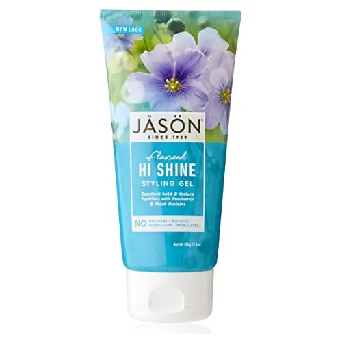 Jason Styling Gel, Flaxseed Hi Shine, 6 Blym2