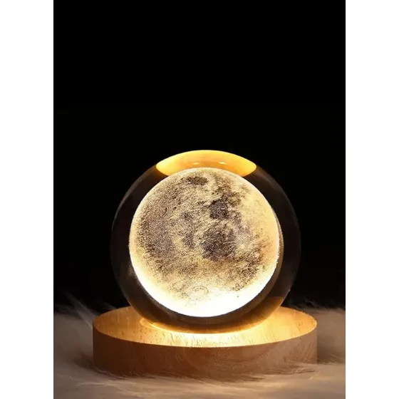 Lampara Esfera De Cristal