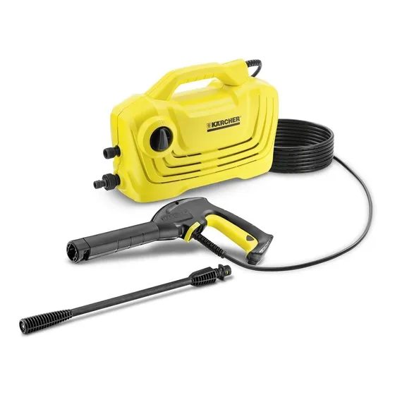 Hidrolavadora eléctrica Kärcher Doméstico K2 Classic * MX 16009780 amarillo de 1.4kW con 110bar de presión máxima 220V - 50Hz/60Hz