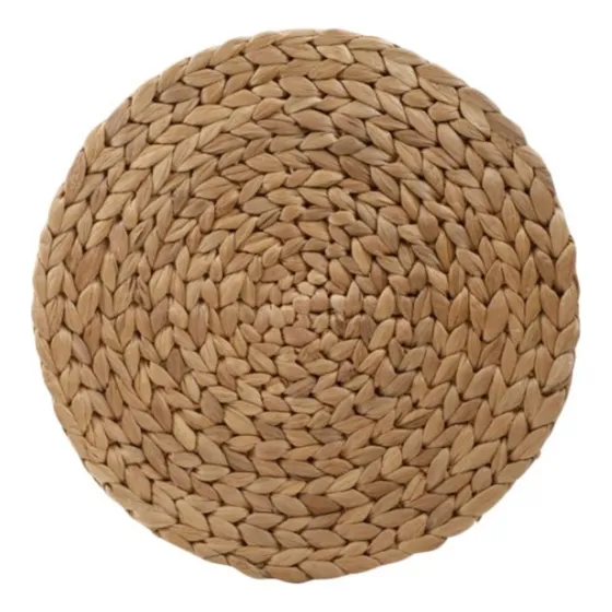 Mantel Individual Gibson Home Circular Tejido 36 Cm Marron