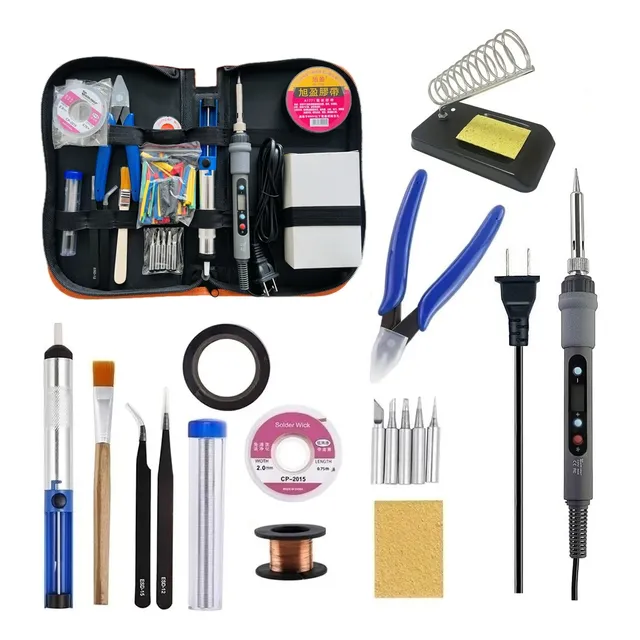 Kit Cautin 80w Soldadura Temperatura Ajustable Digital Lcd