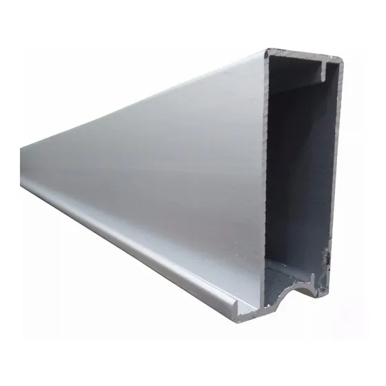 Perfil Aluminio Anodizado Mate Puerta D Vidrio 