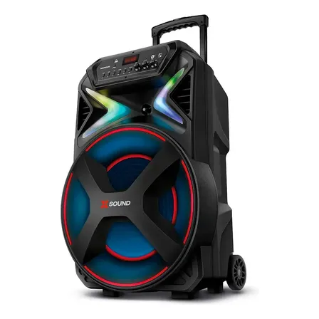 Caixa De Som Mondial Cm-1000n X-sound Amplificada 1000w Rms Preto 127/220v