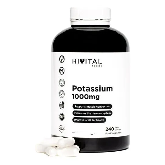 Citrato De Potasio Concentrada 1000mg / 240 Capsulas