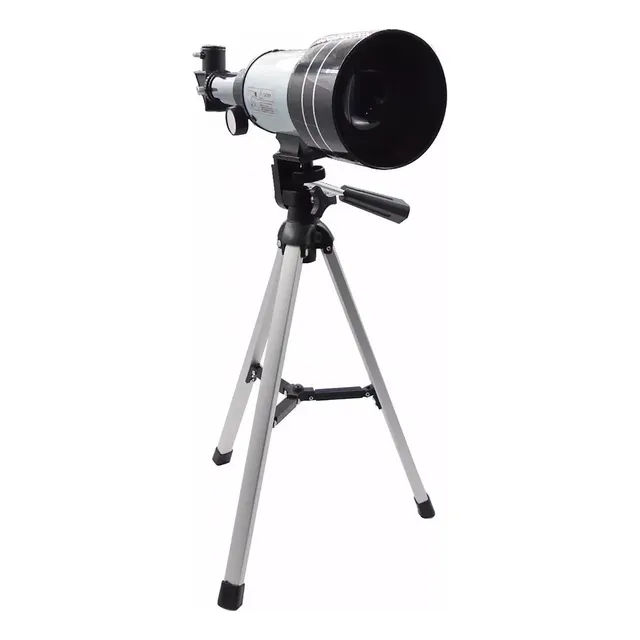 Telescopio Astronómico 300 X 70mm + Oculares F30070 Color Blanco