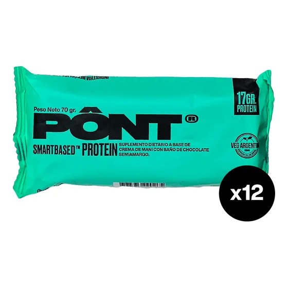 Barritas Barra Proteicas Veganas Protein Pont X12 unidades