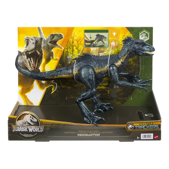 Figura de acción Indoraptor Track´n Attack HKY11 de Mattel Jurassic World