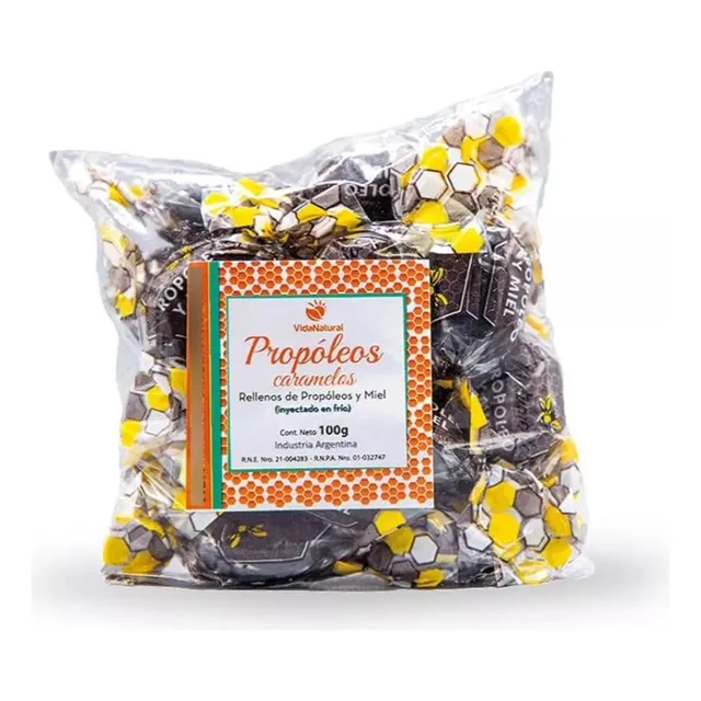 Caramelos Duros Propoleos Y Miel-suaviza Y Calma La Garganta