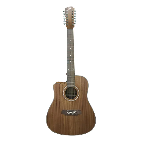 Guitarra Bamboo Ga4012koazq Zurda 12 Cuerdas Koa 42 