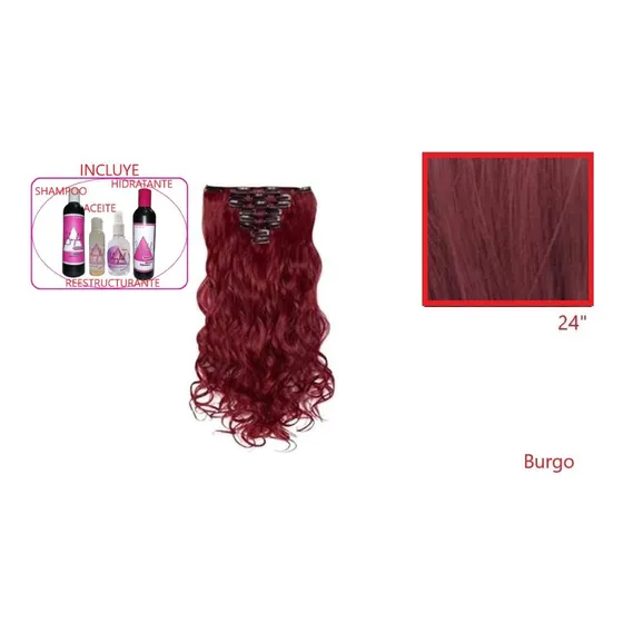 Pelucas Extensiones Natural 60cm, 6 Capas, 100grs.