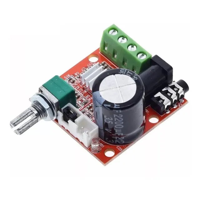 Amplificador Pam8610 Potencia 20w Estéreo Control Volumen