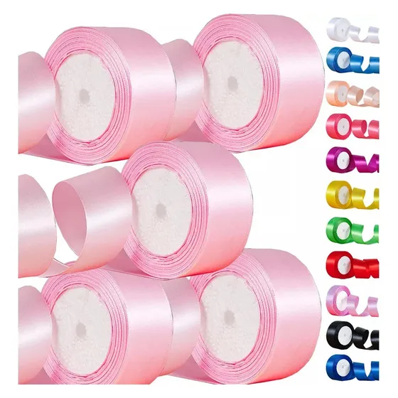 . 5 Rollos Liston Satinado De 40 Mm X 112,5 Metros, 41 Color