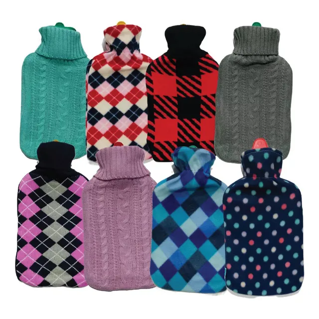Bolsa De Agua Caliente C/ Funda Bremen Tapa A Rosca 1.75 Lts