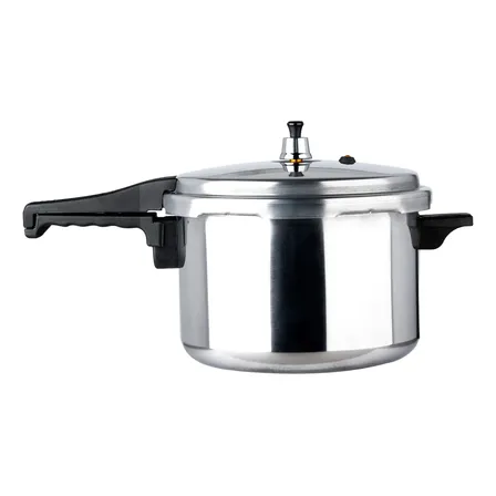 Olla Express Ekco One De Aluminio 6 Litros Con 6 Sistemas De Seguridad Plateado