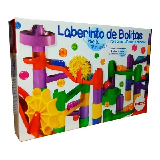 Juego De Mesa Laberinto De Bolitas Vuelta Al Mundo Antex Ful
