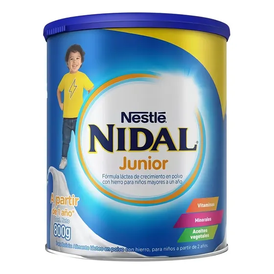 Formula Infantil Leche Nidal Junior Mayores De 1 Año 800 G