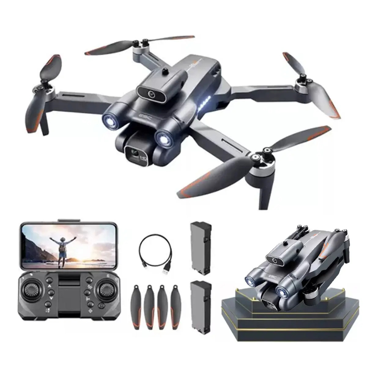 Drone LS S1S Max com camera 4K e 2 baterias
