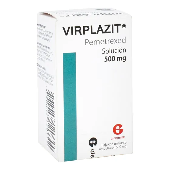 Virplazit Pemetrexed Solución Inyectable 500 Mg, 1 Frasco Ámpula Gi Alimta