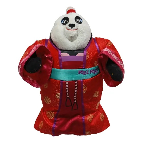 Kung Fu Panda Peluche Mei Mei Muñeca Original Disney 30 Cm Rojo