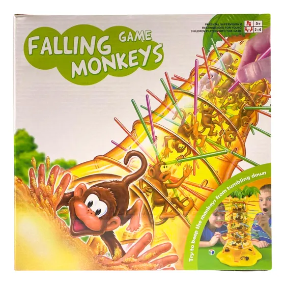 Juego De Mesa Caen Monos De La Palmera Falling Monkeys