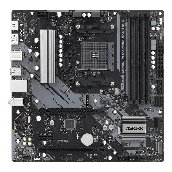 Tarjeta Madre Asrock A520m Phantom Gaming 4 Amd4