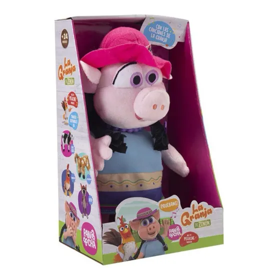 Peluche Granja Zenon Percheron Bartolito Sonido Mundo Manias