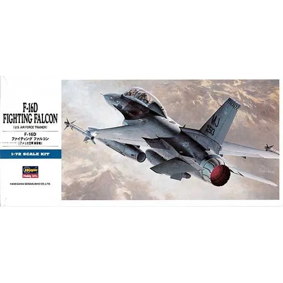 Modelismo Avion Usaf F-16 Falcon 1/72 Hasegawa Biplaza Fap