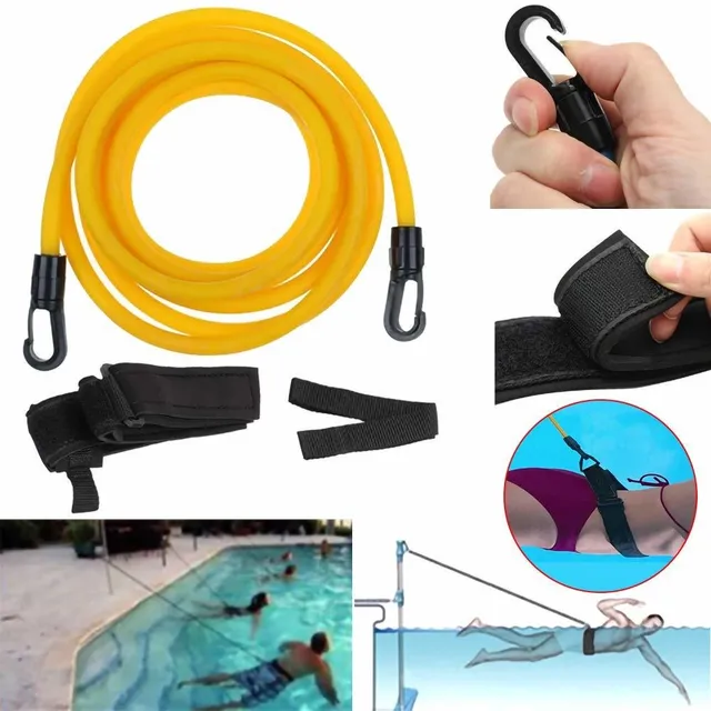 Cinturon Natacion Para Adulto Cuerda Elastica Banda Agua