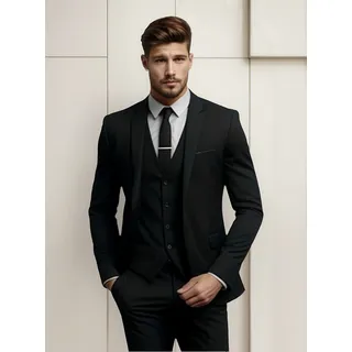 Terno Masculino Slim Kit Completo - Paletó+calça+colete Terno Masculino Slim Kit Completo - Paletó+calça+colete