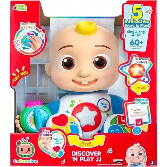 Muñeco Cocomelon Discover 'n Play Jj