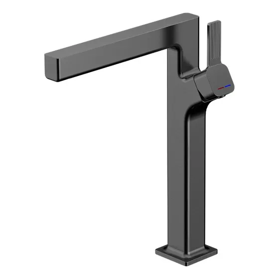 Mezcladora Monomando Lavabo 110358 Gris Cepillado