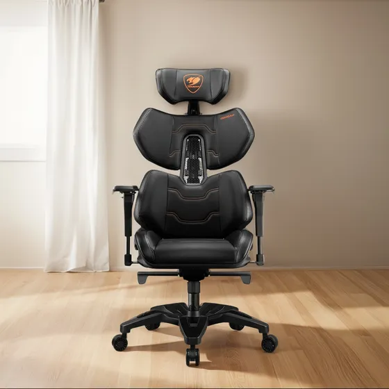 Silla Cougar Terminator Gamer Ergonómica Con Cuero Sintético