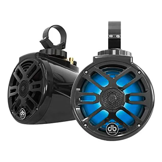 Par De Bocinas Marinas De Torre Db Drive Apt65rgb Amphibious Series 6.5 Pulgadas 250 Watts Máximo 125 Watts Rms 2 Vías Led Rgb Color Negro