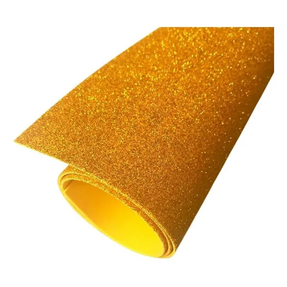 Eva Dubflex C/ Glitter 40x48 10 Folhas - Escolha Cor