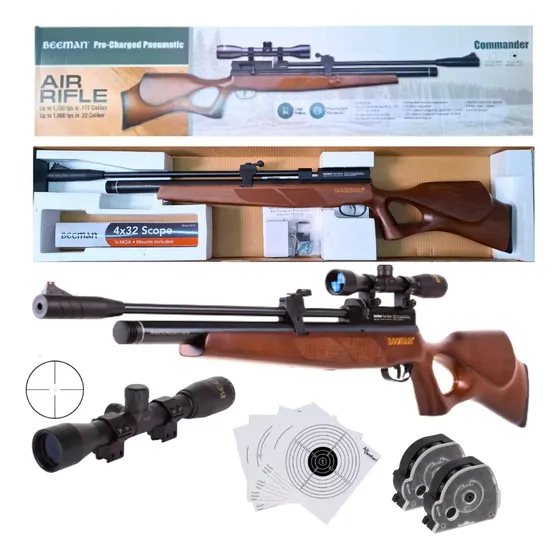  Beeman Commander Pcp Rifle Mira Combo Calibre 5.5mm Xchws C