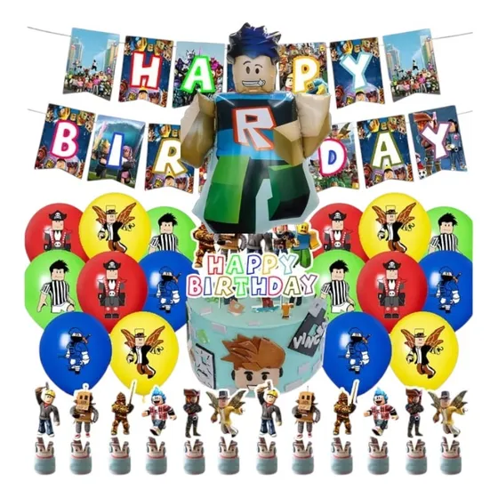 Set Decoración Globos Varios Diseños Infantiles