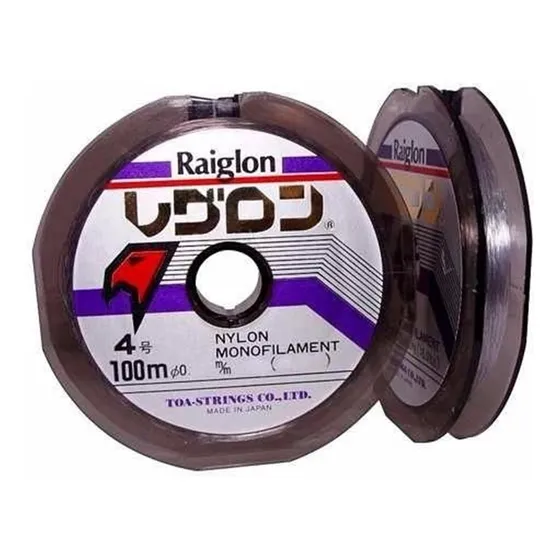 Nylon Tanza Raiglon 0.37mm X 100mt  Natural Japon