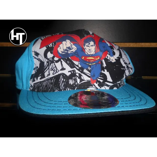Dc Comics, Superman, Gorra, Snapback, Original, Para Niño