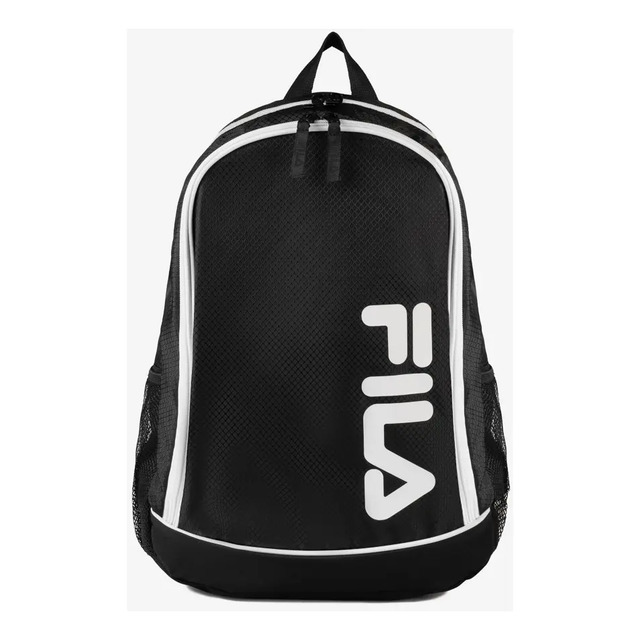 Mochila College Letter Fila Preto Liso
