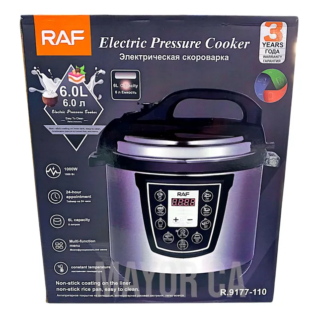 Olla De Presión Eléctrica Multifuncional 6 Litros 1000w