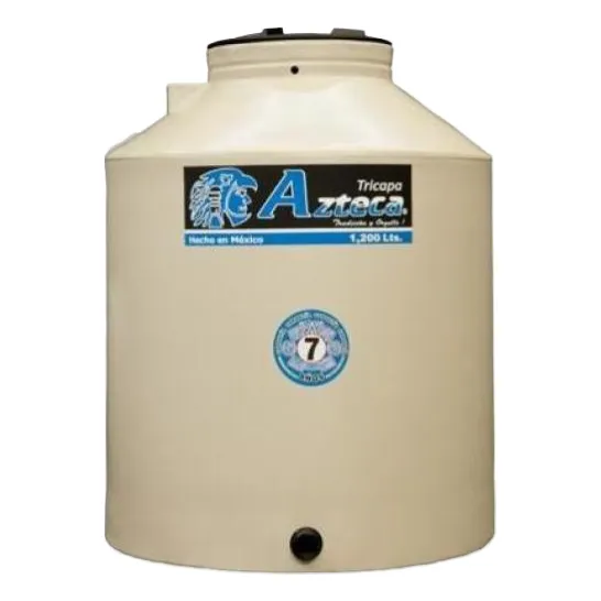 Tinaco Agua 1200 Litros Beige Tricapa Azteca Entrega Puebla