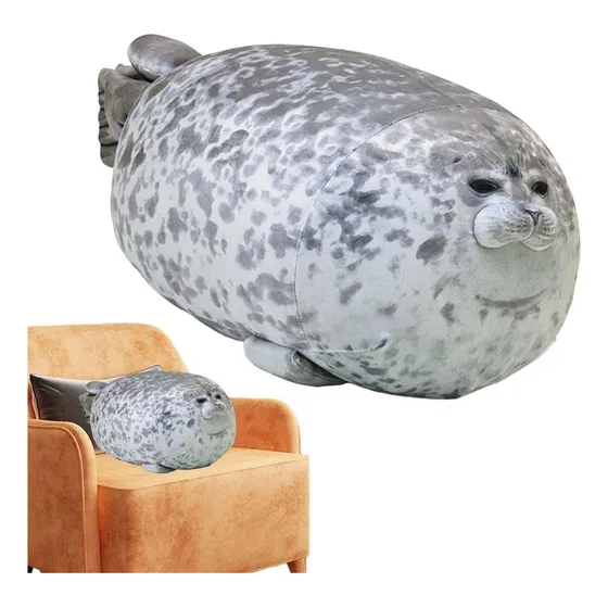 Peluche Foca Guatona Suave De 40 Cm Rápido