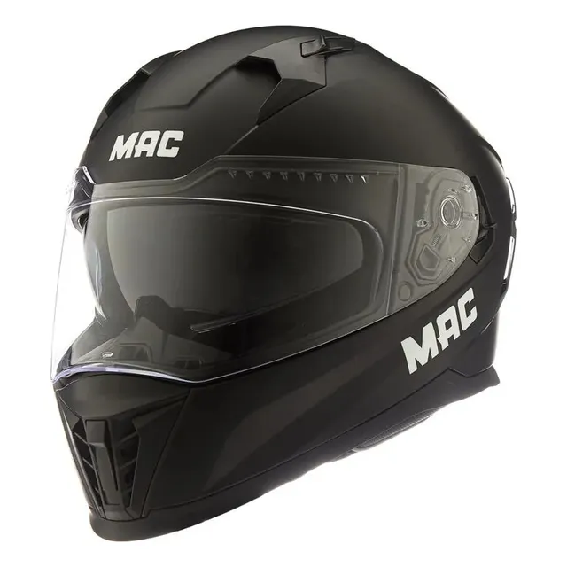 Casco Integral Mac Ff069 Solid Bk Mt S Solid Black