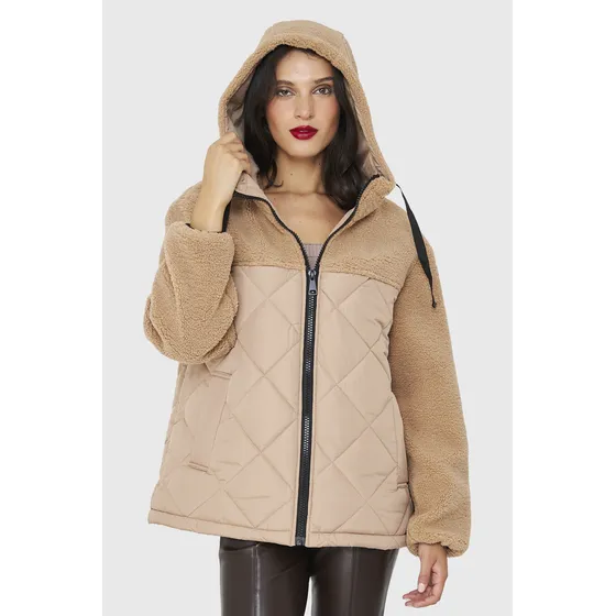 Chaqueta Mitad Chiporro/parka Khaki Nicopoly